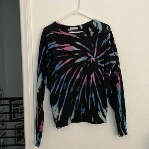Tie dye crewneck sweatshirt